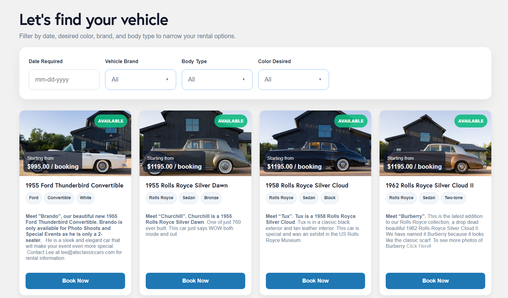 The My Booking Pilot booking widget embedded on an operator website